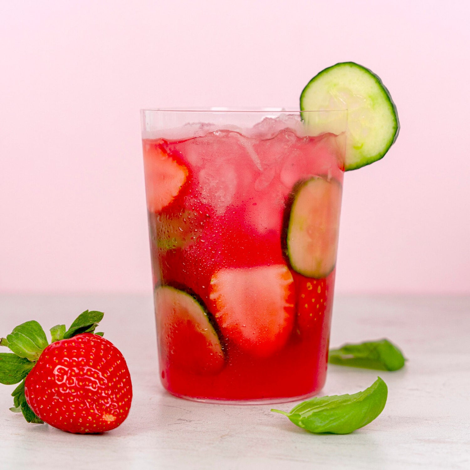 Strawberry-Basil Cooler