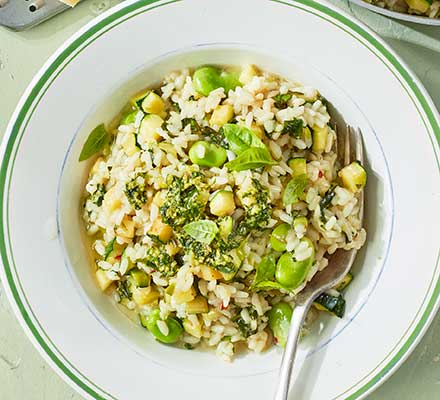 Broad Bean Risotto