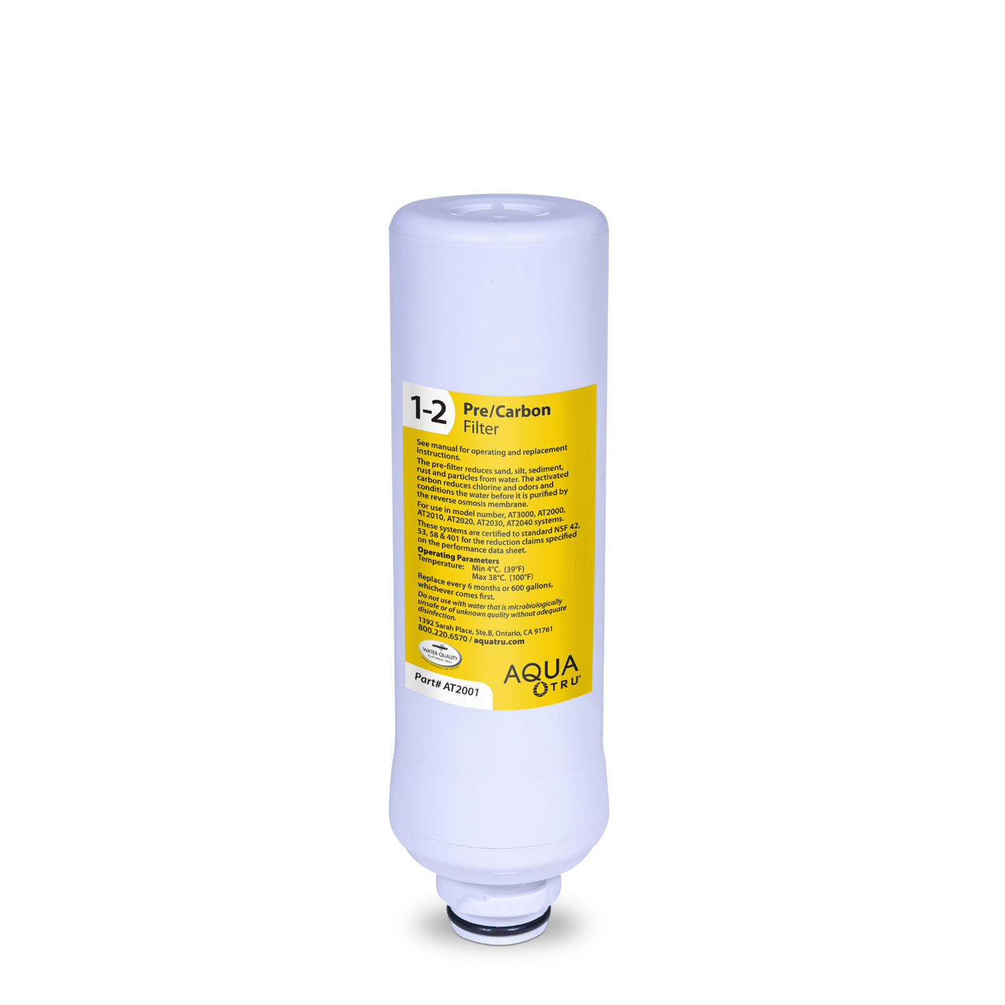 AquaTru Classic - Pre-Carbon filter (1-2)