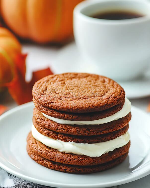 Pumpkin Cheesecake Cookies
