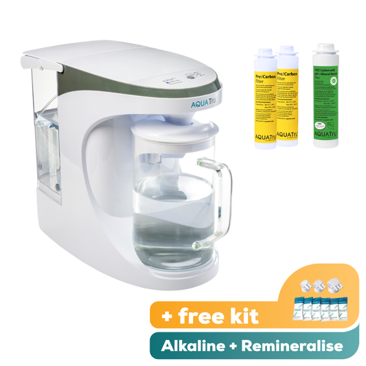 [PRE-SALE] AquaTru Carafe - Unit + 1 year filters alkaline  + free descaling kit