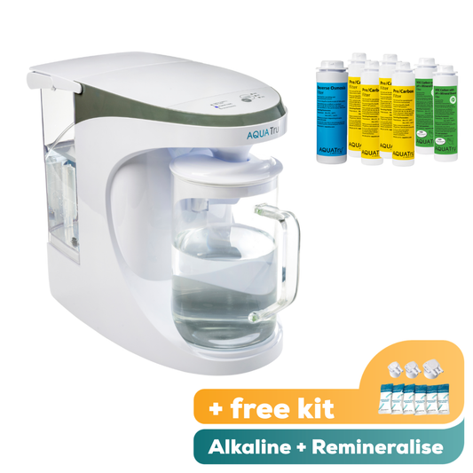 [PRE-SALE] AquaTru Carafe - Unit + 2 year filters alkaline  + free descaling kit