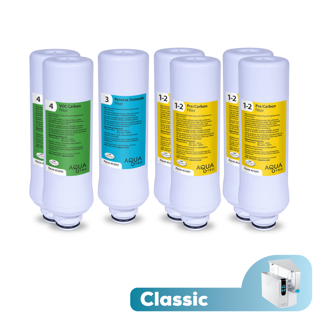 AquaTru Classic - Unit + 2 year Filter Pack + FREE descaling kit!