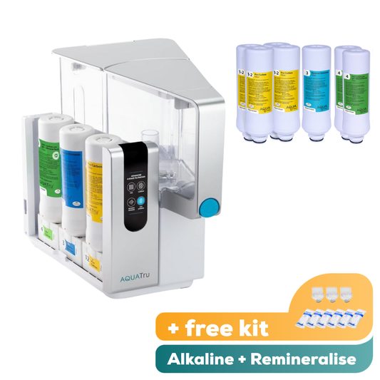 AquaTru Classic - Alkaline Unit + 2 year Filter Pack + FREE descaling kit!