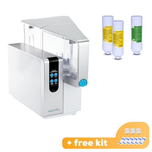AquaTru Classic - Unit + 1 year Filter Pack + FREE Descaling Kit!