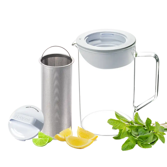 AquaTru Carafe - Infuser lid with glass pitcher