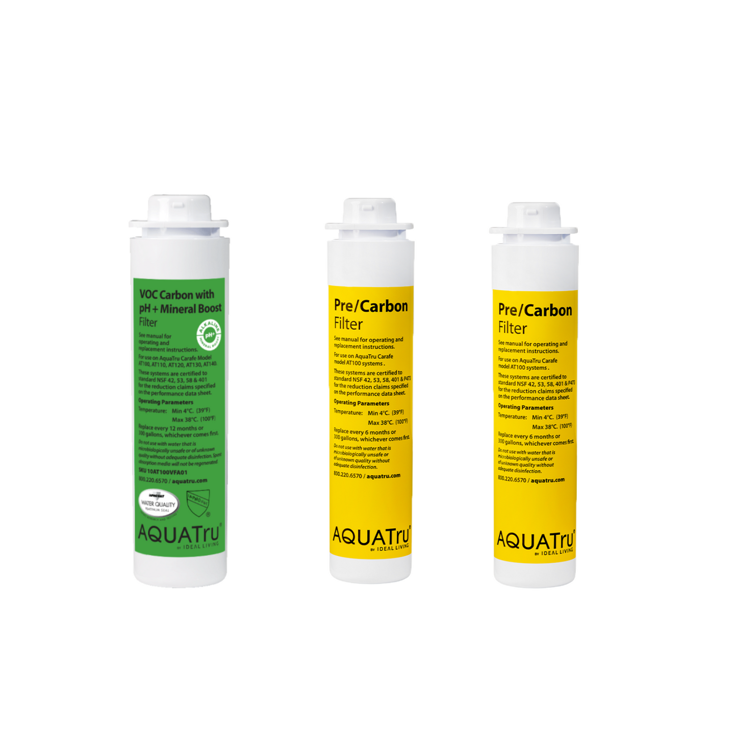 [Pre-sale] AquaTru Carafe - Unit + 1 year Filter Pack + FREE descaling kit!
