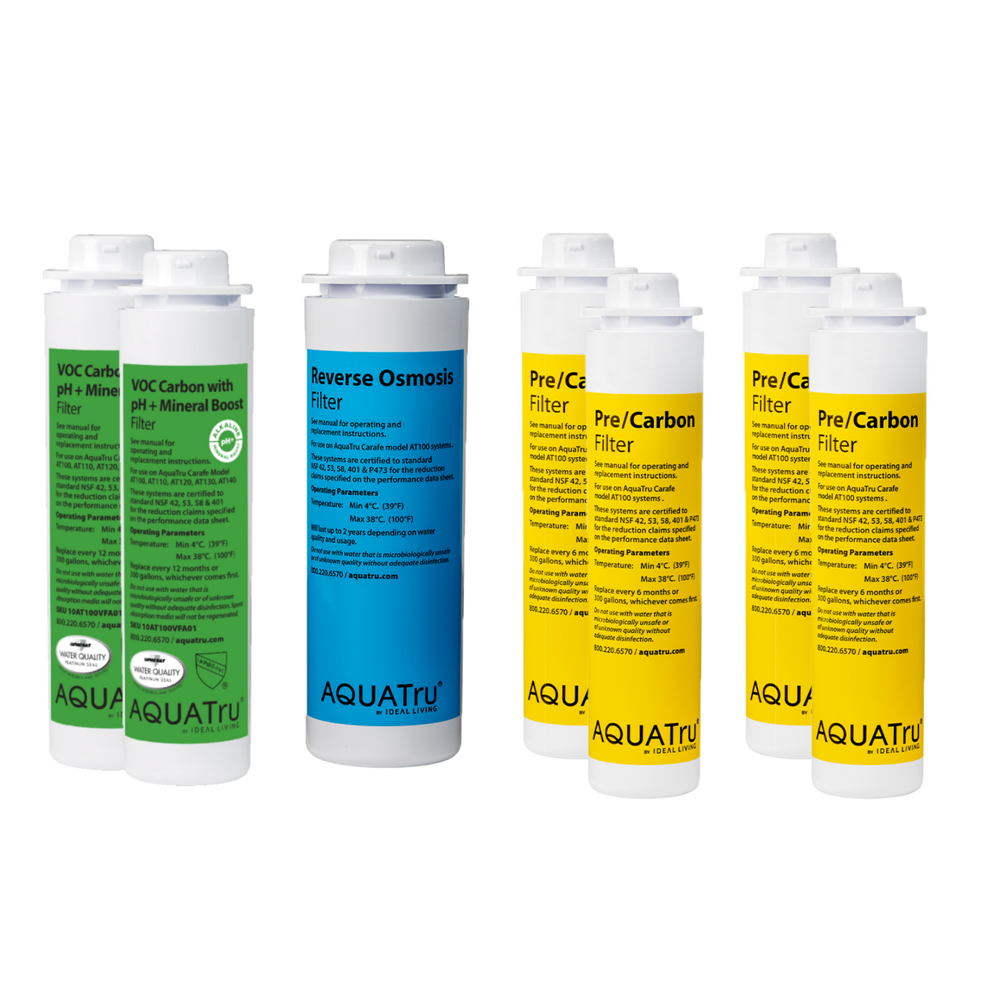 [Pre-sale] AquaTru Carafe - Unit + 2 year Filter Pack + FREE descaling kit!