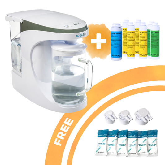 [Pre-sale] AquaTru Carafe - Unit + 2 year Filter Pack + FREE descaling kit!